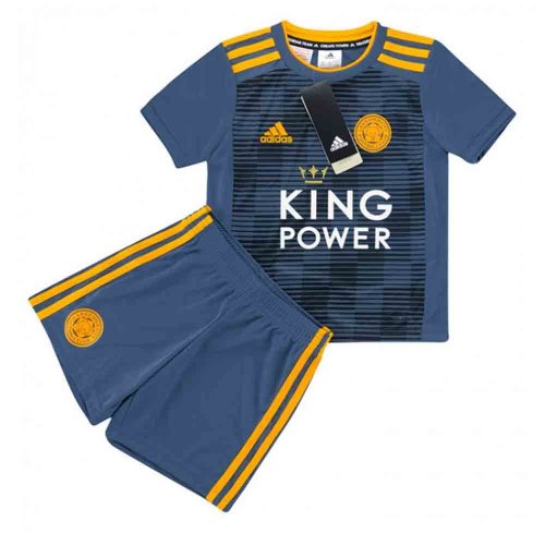 2018-2019 Leicster City Adidas Away Football Mini Kit