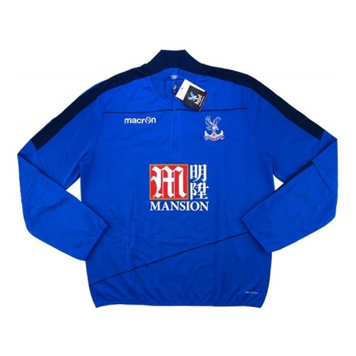 2016-17 Crystal Palace Macron Half Zip Training Top (Blue)