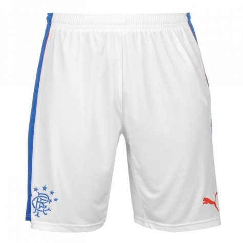 2017-18 Rangers Puma Home Football Shorts