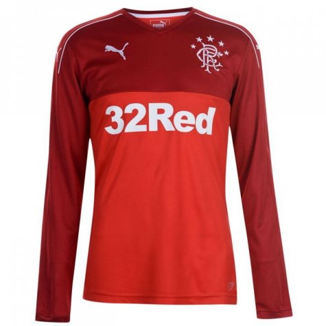 2017-18 Rangers Puma Away Long Sleeve Football Shirt