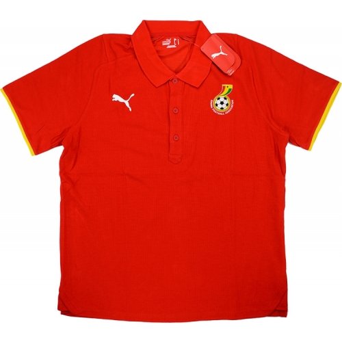 2008-09 Ghana Puma Polo Shirt (Red)