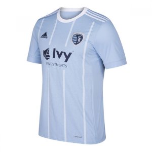 2018 Sporting Kansas City Adidas Home Football Shirt - Kids