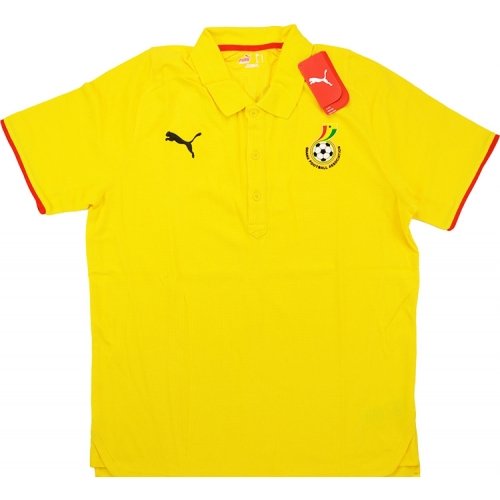 2008-09 Ghana Puma Polo Shirt (Yellow)