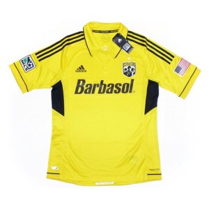 2012-13 Columbus Crew Adidas Home Authentic Football Shirt