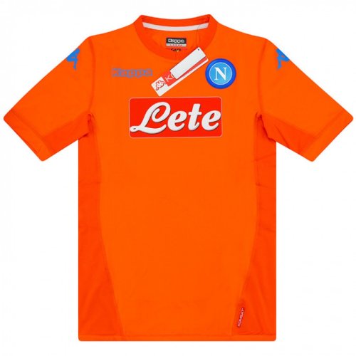 2017-2018 Napoli Kappa Away Authentic European Goalkeeper Shirt