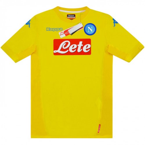 2017-2018 Napoli Kappa Away Authentic European Football Shirt