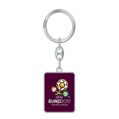 Euro 2012 Square Key Ring