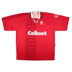 Middlesbrough 1996-97 Home Shirt (2XL) (Excellent) Middlesbrough 1996-97 Home Shirt (2XL) (Excellent)