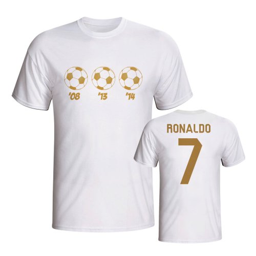 Ronaldo Player of the Year Tee (White)