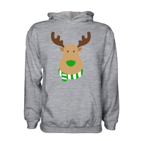 Hibernian Rudolph Supporters Hoody (grey)