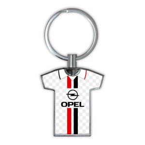 AC Milan Away 1996 Football Shirt Keyring