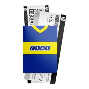 Boca Juniors 1990 Retro Passport Holder