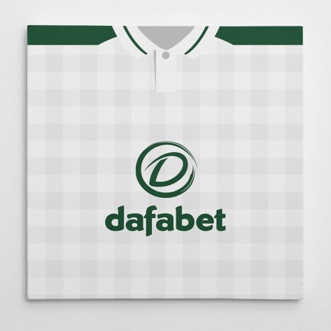 Celtic 18/19 Away Football Canvas Print