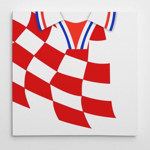 Croatia 1998 Football Canvas Print