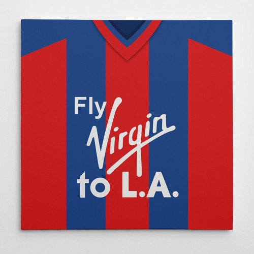 Crystal Palace 1998 Football Canvas Print