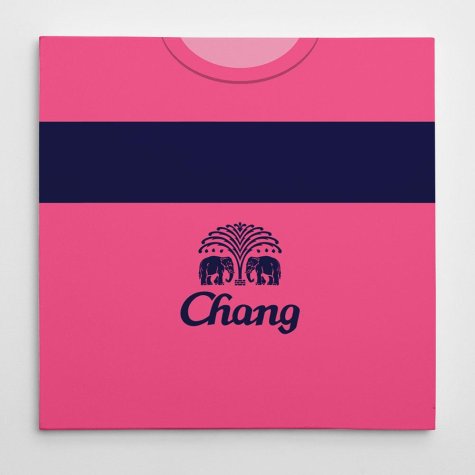 Everton 2010 Away Football Canvas Print
