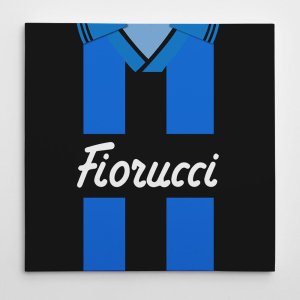 Inter Milan 1993 Football Canvas Print