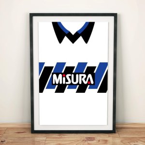 Inter Milan 1989 Away Football Shirt Art Print