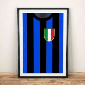 Inter Milan 1994 Football Shirt Art Print