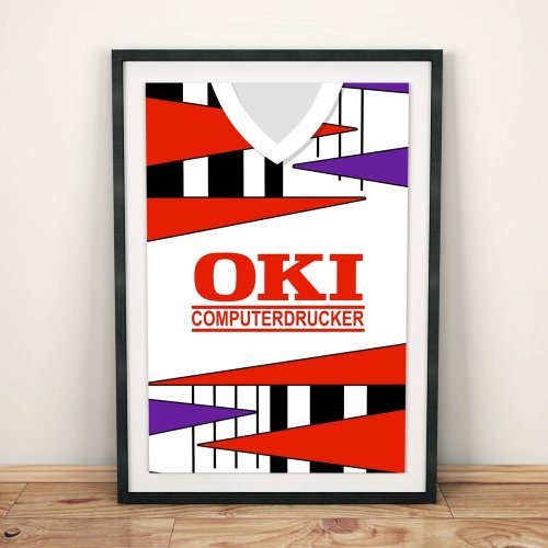 Kaiserslautern 1992 Football Shirt Art Print