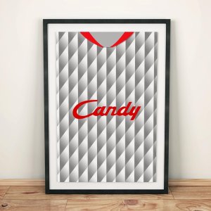 Liverpool 1989 Away Football Shirt Art Print Liverpool 1989 Away Football Shirt Art Print