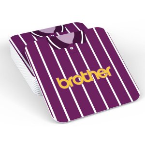Manchester City 92/94 Away Football Retro Coaster Manchester City 92/94 Away Football Retro Coaster
