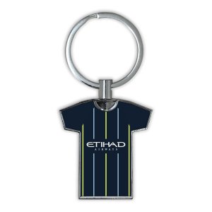 Man City Away 18-19 Football Shirt Keyring Man City Away 18-19 Football Shirt Keyring
