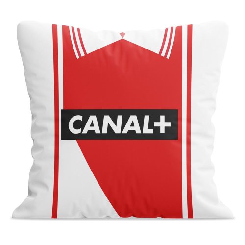 Monaco Retro Football Cushion