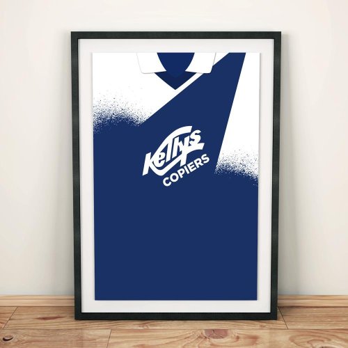 Raith Rovers 93/94 Football Shirt Art Print