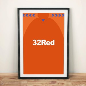 Rangers 18-19 Third Football Shirt Art Print Rangers 18-19 Third Football Shirt Art Print