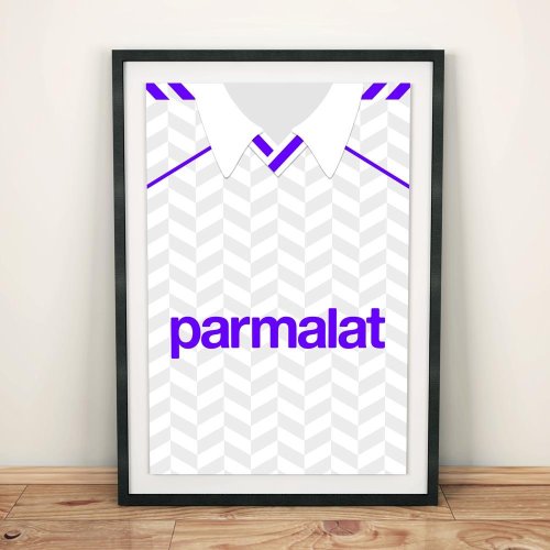Real Madrid 1986 Football Shirt Art Print