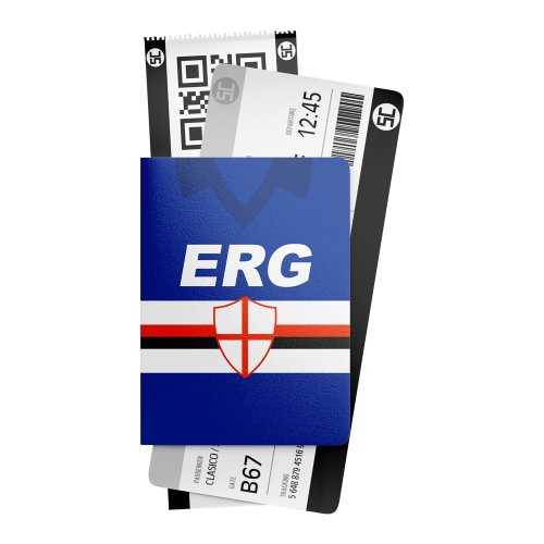 Sampdoria 1991 Retro Passport Holder