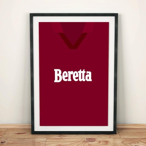 Torino 1992 Football Shirt Art Print