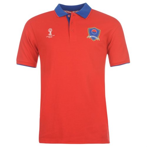 South Korea 2014 FIFA Core Polo Shirt (Red)