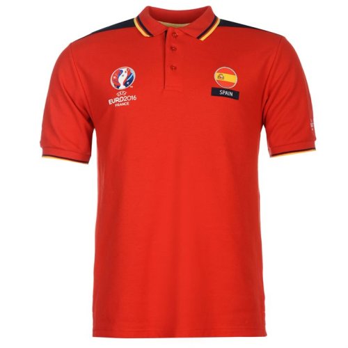 Spain UEFA Euro 2016 Polo Shirt (Red)