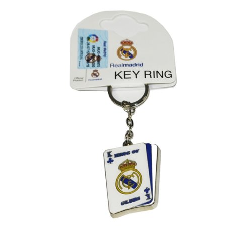 Real Madrid Playing Card Keyring