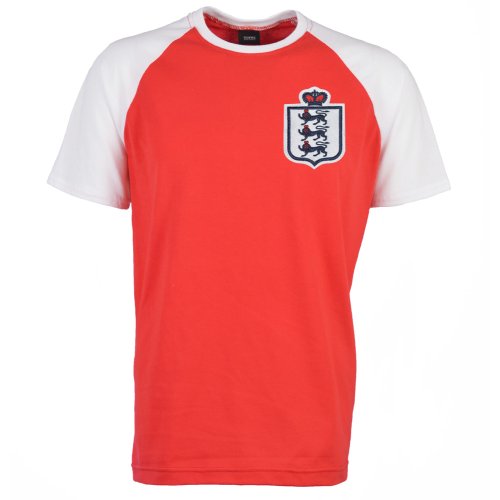 Kids England Raglan Sleeve Red/White T-Shirt