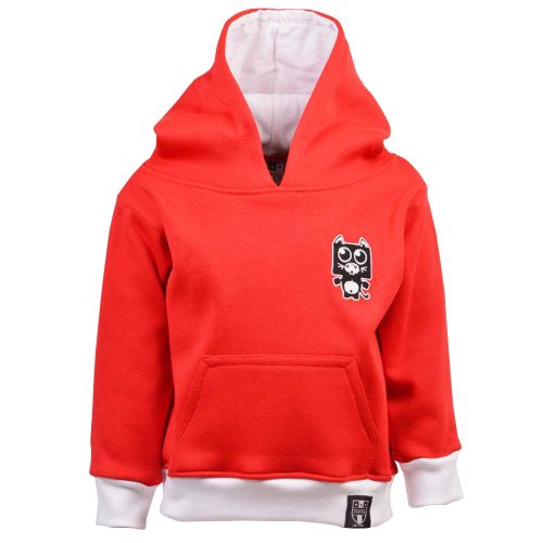Kids Sunderland Hoodie - Red/White
