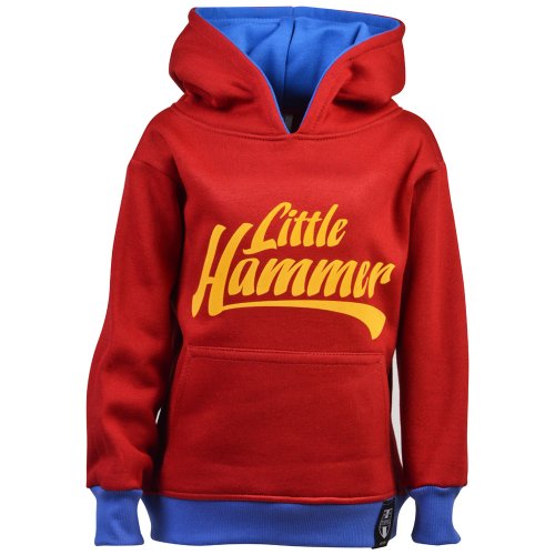 Kids Little Hammers Hoodie - Maroon/Sky