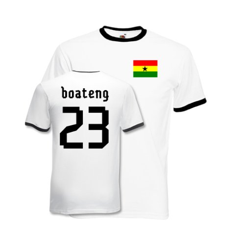 Kevin Prince Boateng Ghana Ringer Tee (white)