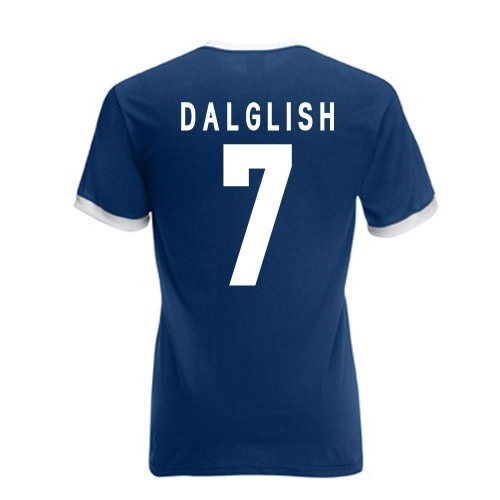 Kenny Dalglish Scotland Ringer Tee (navy)