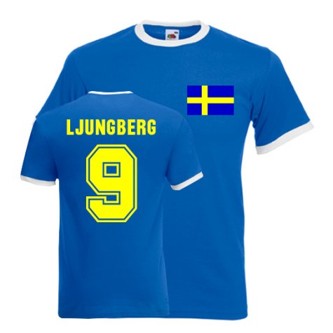 Freddie Ljungberg Sweden Ringer Tee (blue)