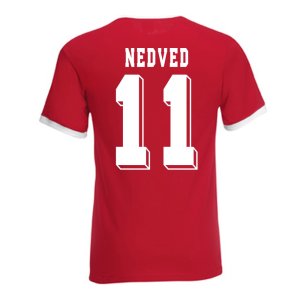 Pavel Nedved Czech Republic Ringer Tee (red)