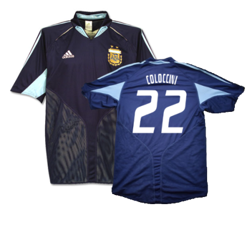 2004-05 Argentina Away Shirt (L) (Excellent) (Coloccini 22)