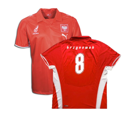 Poland 2008-09 Away Shirt (XL) (Excellent) (Krzynowek 8)