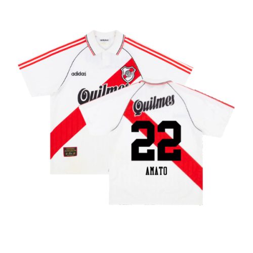 1995-96 River Plate Home Shirt (Good) (Amato 22)