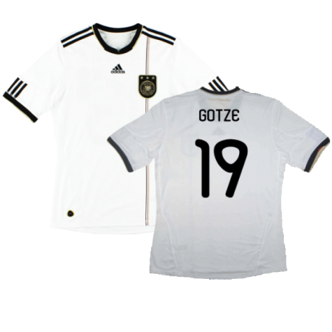 Germany 2010-11 Home Shirt (Very Good) (GOTZE 19)