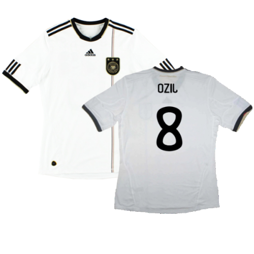 Germany 2010-11 Home Shirt (XL) (Good) (OZIL 8)