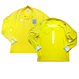 2010-2011 England Goalkeeper LS Shirt (Yellow) (Very Good)