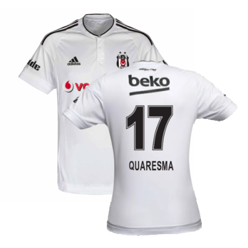 Besiktas 2015-16 Home Shirt (S) (Mint) (Quaresma 17)